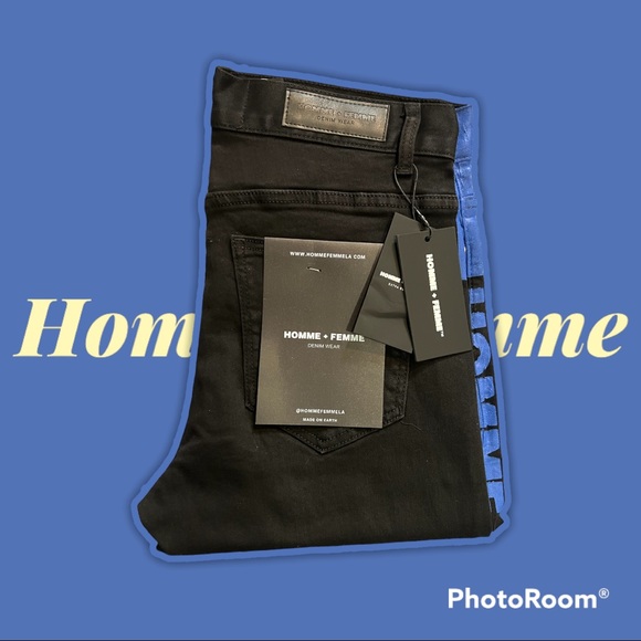 Limited Edition Homme + Femme Denim Wear Jeans - Picture 6 of 8